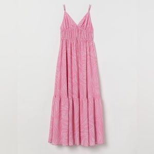 H&M Textured Weave Maci Dress NWT